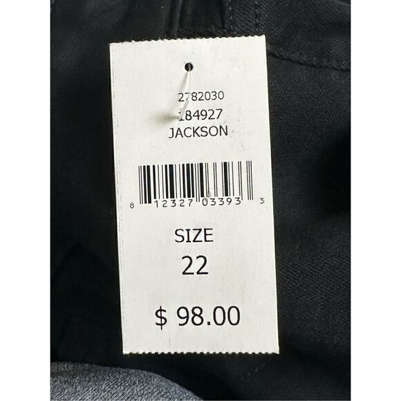 Warp+Weft Women’s Black JFK Skinny Plus Size 22W - Picture 10 of 11